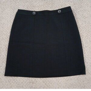✨🔹Ann Taylor LOFT Button A-Line‎ Accent Skirt✨🔹